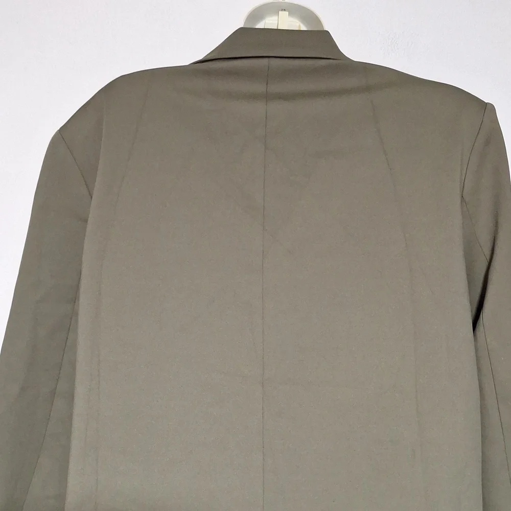 Elegant Olive Green Women's Jacket Blazer - Picture 9 of 12